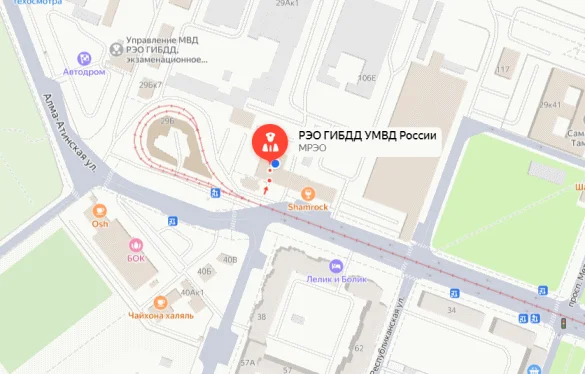Карта проезда: г. Самара, ул. Республиканская, влд. 106